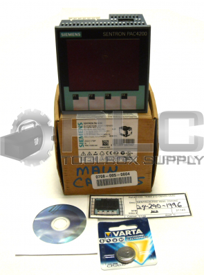 NEW IN BOX SIEMENS SENTRON PAC4200 POWER METER 7KMA212-0BA00-3AA0