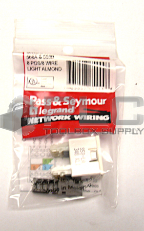 NEW PASS & SEYMOUR S58-LA SMOOTH CAT 5E JACK