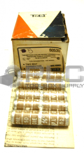 NEW QUANTITY OF 5 T&B 60530 TWO-WAY CONNECTOR QUANTITY OF 5