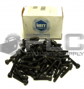 NEW QTY OF 100 KERR 10-24X1 HEX SOCKET CAP SCREWS