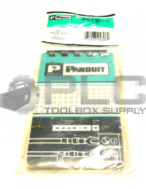 NEW SEALED PANDUIT  PCMB-7 PAN-CODE WIRE MARKER BOOK 