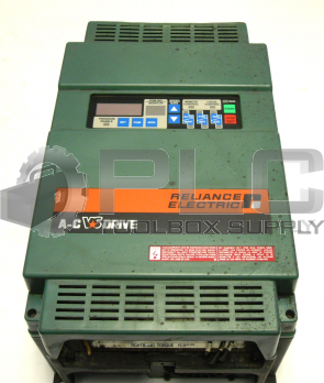 RELIANCE ELECTRIC 2GU41003 DRIVE 3HP IN 6.4AMP 3PH 460VAC OUT 5.3AMP 460VAC