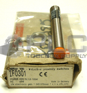 NEW EFECTOR IF0301 INDUCTIVE SENSOR IFA2004-ABOW/SL/LS-100AK RT