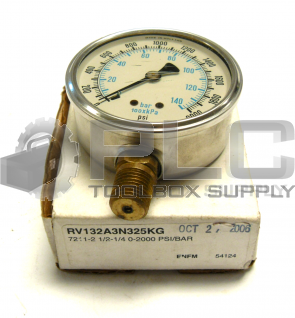 NEW ENFM RV132A3N325KG GAUGE 0-2000PSI 