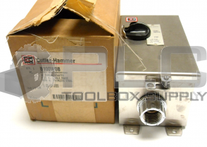 NEW CUTLER HAMMER B100W0B MANUAL STARTER SIZE 0  SIGNLE PHASE 