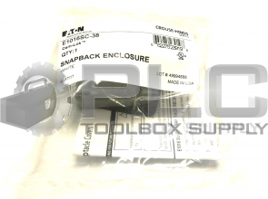 NEW SEALED EATON E1016SC-38 SNAPBACK ENCLOSURE 