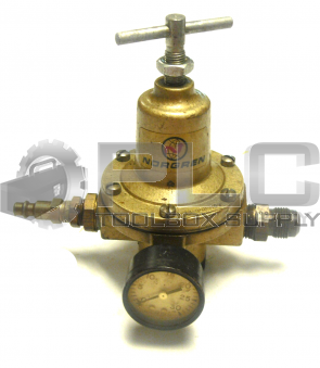 NORGREN 11-002-067 REGULATOR 1/2IN PTF 5-125PSIG 260SCFM W/GAUGE