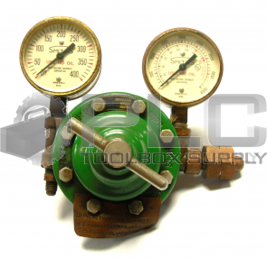 SMITH WELD H102 REGULATOR WITH GAUGES 0-400  0-4000 