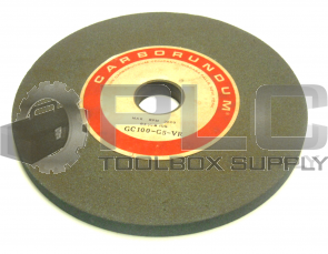 NEW CARBORUNDUM GC100-G5-VR GRINDING WHEEL 8 X 1/2 X 1 1/4 MAX RPM 3600