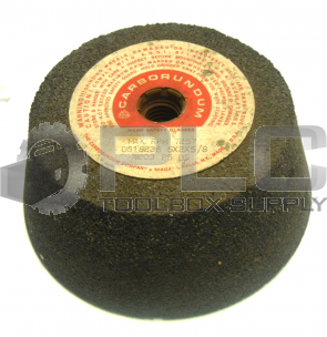 NEW CARBORUNDUM DS18236 GRINDING WHEEL 5 X 2 X 5/8 MAX RPM 7257