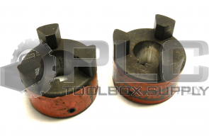 LOT OF 2 LOVEJOY L-100 1.250 BORE COUPLING 