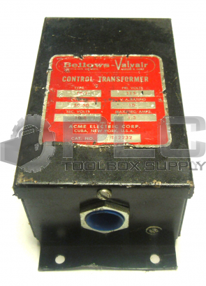 BELLOWS-VALVAIR T12232 CONTROL TRANSFORMER