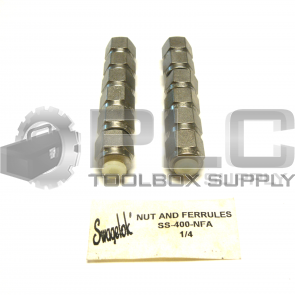 NEW LOT OF 12 SWAGELOK SS-400-NFA NUT 1/4" SS-400-NF 