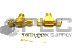NEW LOT OF 2 SWAGELOK B-400-3-4TTF FEMALE BRANCH TEE 1/4 