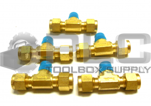 NEW LOT OF 5 SWAGELOK 3/16 TEE REDUCER TEE 1/4