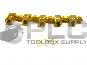 NEW LOT OF 5 SWAGELOK B-400-8-4 FEMALE ELBOW 
