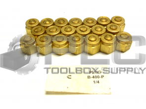 NEW LOT OF 20 SWAGELOK B-400-P PLUG 1/4 