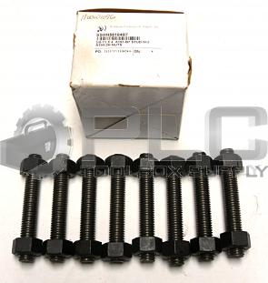 NEW LOT OF 8 SIOUX CHIEF SSHH58104B7 STUD WITH NUTS 