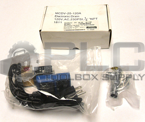 NEW MIDWEST CONTROL MCDV-25-120A AUTO ELECTRIC TANK DRAIN 