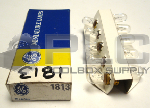 NEW BOX OF 10 GE 1813 MINIATURE LAMPS