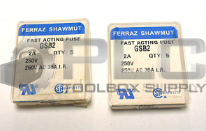 NEW LOT OF 10 FERRAZ SHAWMUT GSB2 FUSE 