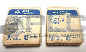 NEW SEALED LOT OF 10 FERRAZ SHAWMUT GCC1/4 FUSE 