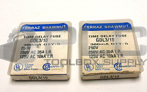 NEW LOT OF 10 FERRAZ SHAWMUT GDL3/10 FUSES 