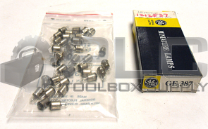 NEW LOT OF 36 GENERAL ELECTRIC GE387 LAMP MINIATURE BULB