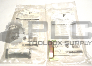 NEW LOT OF 2 SQUARE D QO1PL HANDLE PADLOCK BRACKET
