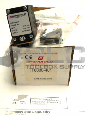 NEW IN BOX FAIRCHILD TT6000-401 ELECTRO PNEUMATIC I/P E/P TRANSDUCER