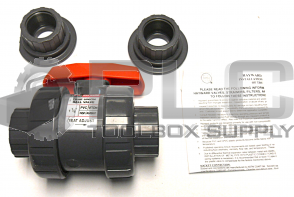 NEW IN BOX HAYWARD TB1125ST TRUE UNION BALL VALVE 1-1/4" 