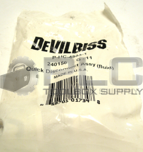 NEW SEALED DEVILBISS P-HC-4808-1 QUICK DISCONNECT ASSEMBLY 240156