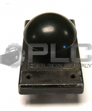 REES 00662-003 DARK BLACK MUSHROOM-HEAD PUSHBUTTON