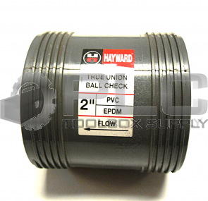 NEW HAYWARD 2" TRUE UNION BALL CHECK PVC 