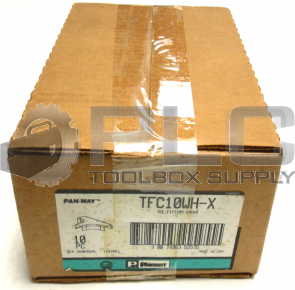 BOX OF 10 NEW PANDUIT TFC10WH-X TEE FITTING COVER QUANTITY 10