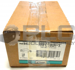 BOX OF 10 NEW PANDUIT RAFC10WH-X RIGHT ANGLE FITTING COVER QUANTITY 10