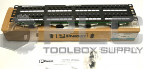 NEW IN BOX PANDUIT DP485E88TV25 DATA-PATCH CATEGORY 5E RJ45-RJ PANEL 48 PORT