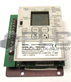 OMEGA OS553-MA-5-BB THERMOMETER/ TRANSMITTER 