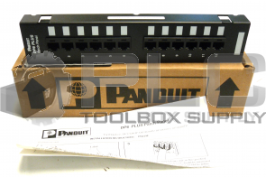NEW PANDUIT DP12688TP 12 PORT CAT 6 PLUS DATA PATCH PANEL
