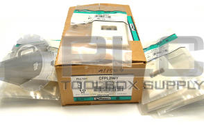 NEW LOT OF 10 PANDUIT CFPL2IWY MINI-COM FACEPLATE SINGLE GANG 2 MODULE SPACES