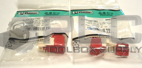 NEW LOT OF 2 PANDUIT CJ5E88TRD MINI-COM MODULE CAT 5E