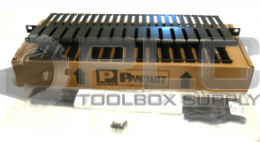 NEW PANDUIT WMPS 19" 1 RACK SPACE PANEL 5X3 FRONT, 1X4 REAR DUCT STRAIN RELIEF