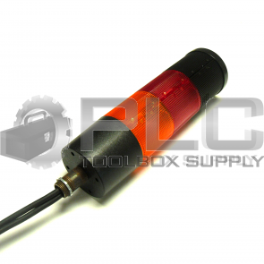 FEDERAL SIGNAL LITESTAK LSB LITESTAK BASE W/ ONE ORANGE ONE RED AND ONE GREEN