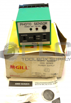 NEW MCGILL 1720-9900 PHOTO SENSOR 4000 SERIES POWER SUPPLY