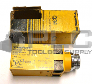 NEW TURCK BI10F-Q34-ADZ30X2-B1131/S34 INDUCTIVE PROXIMITY SENSOR