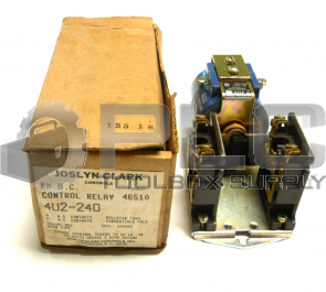 NEW JOSLYN CLARK 4U2-240 DC RELAY 