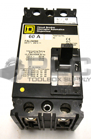 SQUARE D FAL24060 BREAKER 60 AMP 