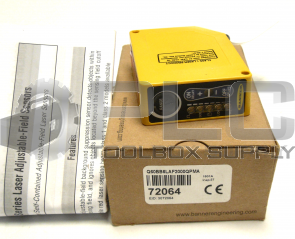 NEW BANNER Q60BB6LAF2000QPMA PHOTOELECTRIC ADJUSTABLE-FIELD 72064