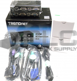 NEW IN BOX TRENDNET TK-EX4 KVM EXTENSION KIT RECEIVER AND TRANSMITTER