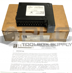 NEW IN BOX HORNER HE693RTD660T ISOLATED RESISTANCE TEMPERATURE DETECTOR MODULE